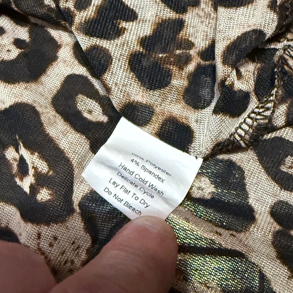 Mob Wife Leopard Print Open Front Duster Western Core Sheer Long Cardigan - Picture 7 of 7